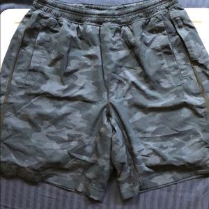 Lululemon Savasana Camo, blue camo pace breaker L